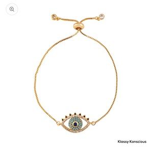 Evil Eye Gold Bracelet “Alive”